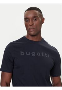 Bugatti T-Shirt 8350-85043D Granatowy Regular Fit. Kolor: niebieski. Materiał: bawełna #3
