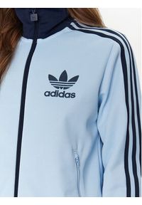 Adidas - adidas Bluza Beckenbauer JC5805 Błękitny Regular Fit. Kolor: niebieski. Materiał: bawełna, syntetyk #4