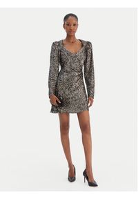 Rinascimento Sukienka koktajlowa CFC0126602003 Srebrny Slim Fit. Kolor: srebrny. Materiał: syntetyk. Styl: wizytowy #4