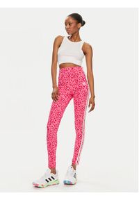 Adidas - adidas Legginsy Essentials IS2151 Różowy Slim Fit. Kolor: różowy. Materiał: bawełna #2