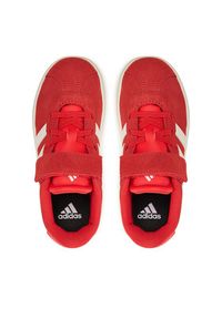 Adidas - adidas Sneakersy VL Court 3.0 JH6314 Czerwony. Kolor: czerwony. Materiał: skóra, zamsz #4