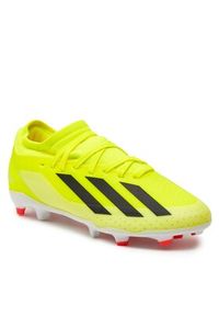 Adidas - adidas Buty X Crazyfast League Firm Ground Boots IF0691 Żółty. Kolor: żółty. Materiał: materiał