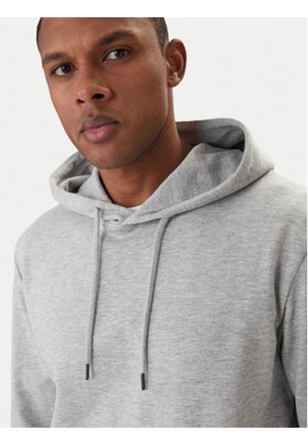 Jack & Jones Bluza Basic 12182537 Szary Regular Fit. Kolor: szary. Materiał: bawełna