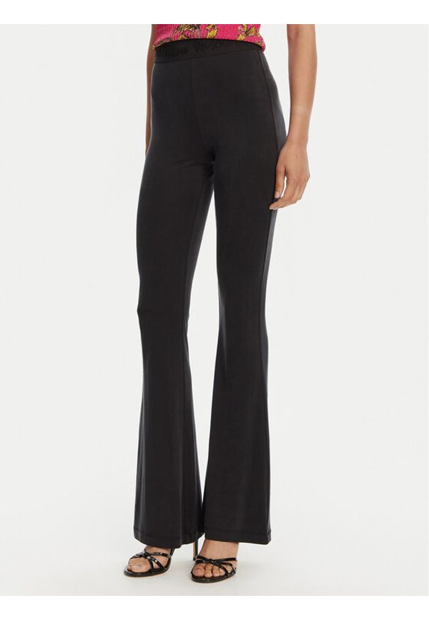 Versace Jeans Couture Spodnie materiałowe 78HAC107 Czarny Slim Fit. Kolor: czarny. Materiał: wiskoza