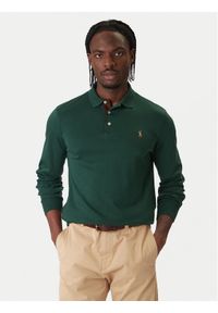 Polo Ralph Lauren Polo 710671785044 Zielony Regular Fit. Typ kołnierza: polo. Kolor: zielony. Materiał: bawełna #1