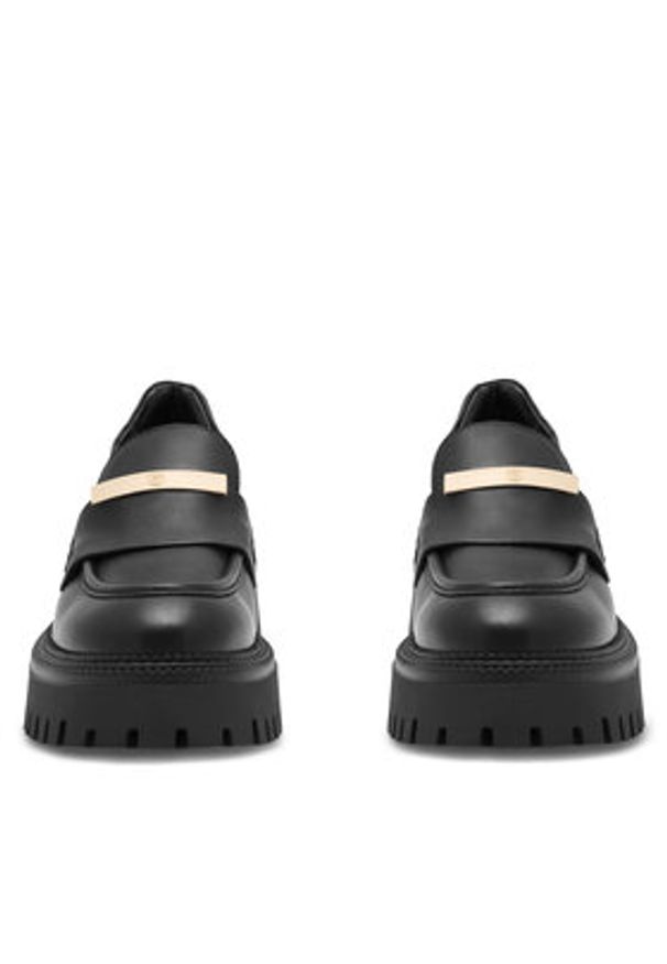 Gino Rossi Loafersy DIVYA-8047 Czarny. Kolor: czarny. Materiał: skóra