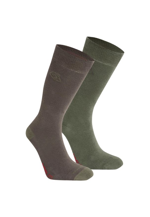CRAGHOPPERS - Skarpety Odstraszające Owady Dla Dorosłych Unisex (zestaw 2 Sztuk). Kolor: zielony. Sport: turystyka piesza