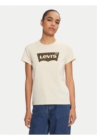 Levi's® T-Shirt The Perfect 17369-2781 Écru Standard Fit. Materiał: bawełna