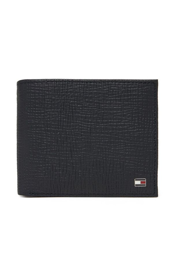 TOMMY HILFIGER - Tommy Hilfiger Duży Portfel Męski Th Flag Cc & Coin AM0AM13709 Granatowy. Kolor: niebieski. Materiał: skóra