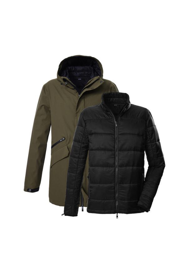 Kombinezon parka i puchówka Killtec KOW 94. Kolor: wielokolorowy, zielony, brązowy. Materiał: puch. Sezon: jesień