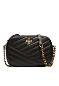 Tory Burch Torebka Kira Chevron Camera Bag 152353 Czarny. Kolor: czarny. Materiał: skórzane