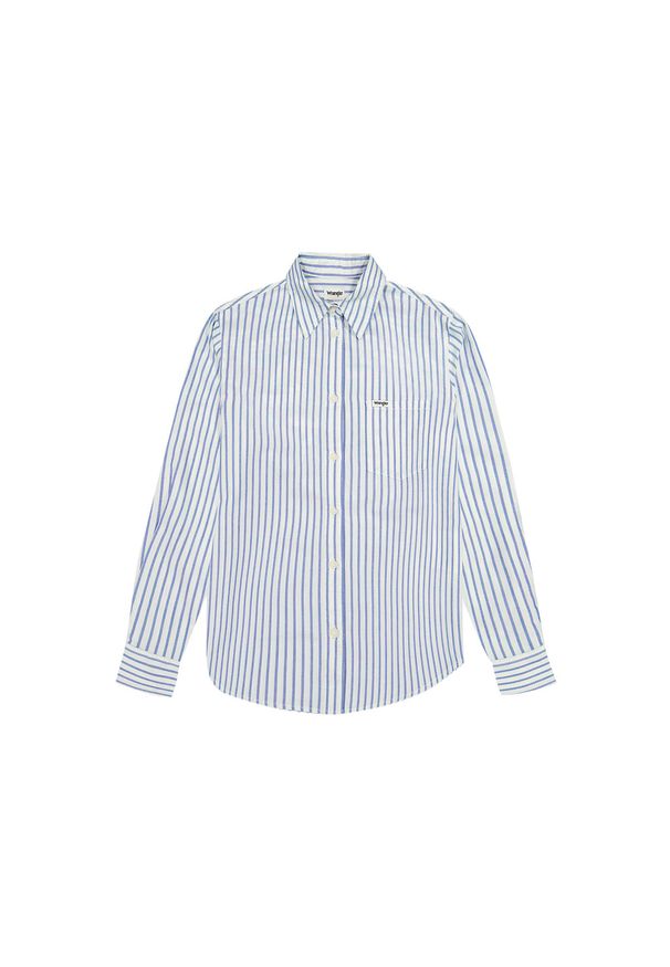 Wrangler - DAMSKA KOSZULA WRANGLER 1 PKT SHIRT WRANGLER BLUE 112370778