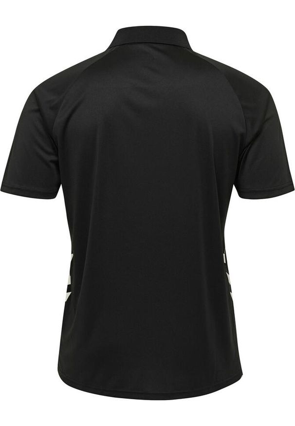 Koszulka polo do piłki nożnej dla dzieci Hummel hml PROMO. Okazja: na co dzień. Typ kołnierza: polo. Kolor: czarny. Styl: casual
