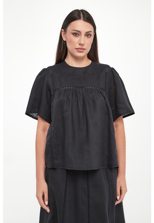 Weekend Max Mara - Bluzka damska lniana Bacino WEEKEND MAX MARA. Materiał: len