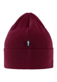 Fjällräven - Czapka zimowa Fjallraven Vardag Classic Beanie - bordeaux red. Kolor: czerwony. Sezon: zima. Styl: sportowy