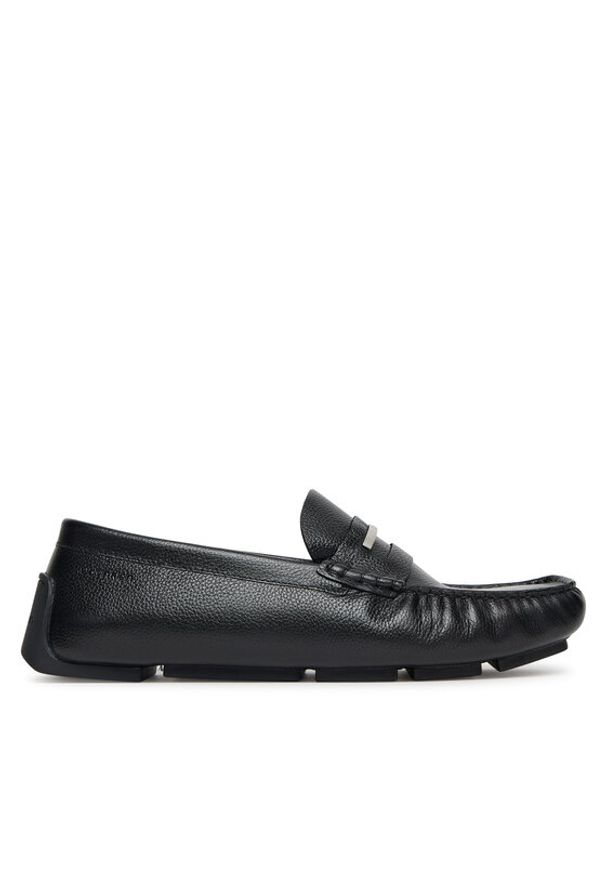 Calvin Klein Mokasyny Driver Hrdw Lth HM0HM01980 Czarny. Kolor: czarny. Materiał: skóra