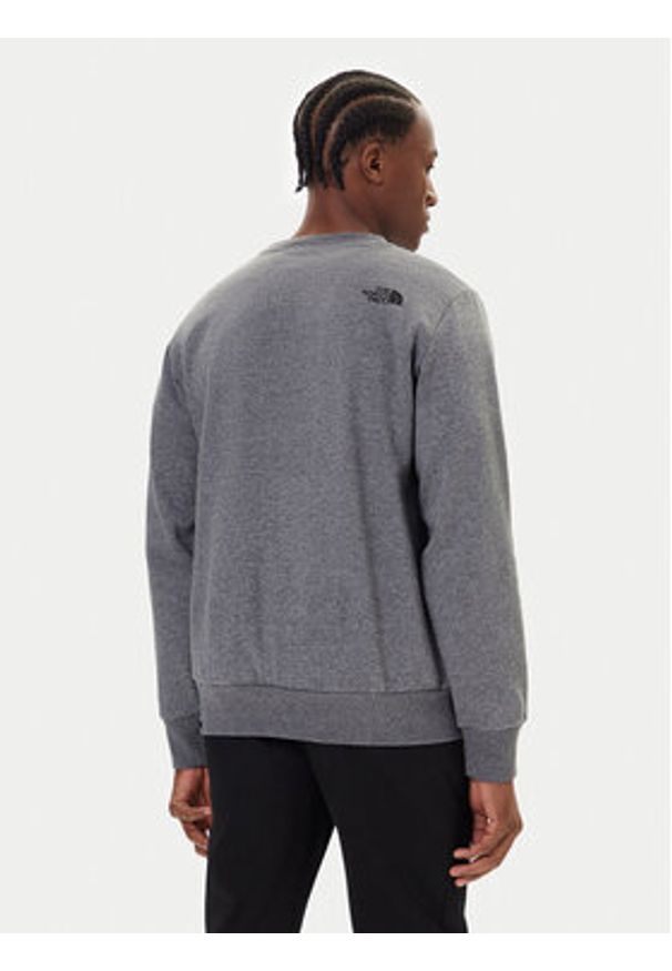 The North Face Bluza Simple Dome NF0A89FB Szary Regular Fit. Kolor: szary. Materiał: bawełna