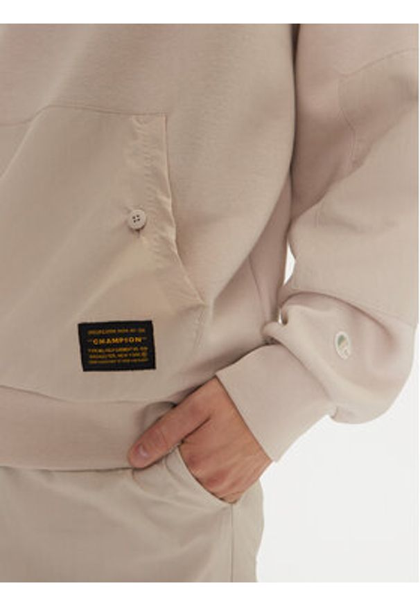 Champion Bluza 220420 Écru Loose Fit. Materiał: bawełna