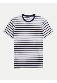 Polo Ralph Lauren T-Shirt 710938134004 Biały Slim Fit. Typ kołnierza: polo. Kolor: biały. Materiał: bawełna #4