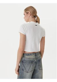 RVCA Sweter Dawn 23B071502 Biały Regular Fit. Kolor: biały. Materiał: syntetyk #5