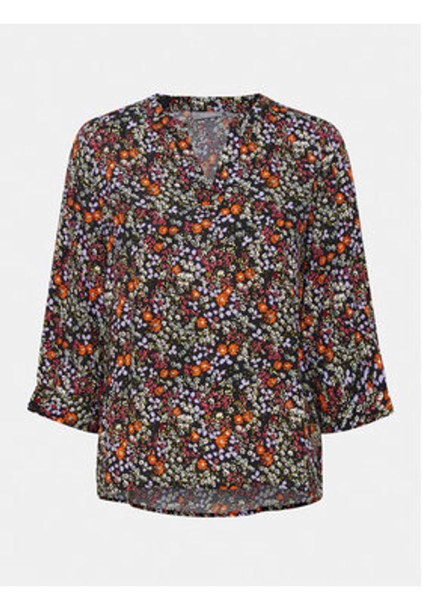 Fransa Bluzka 20612325 Kolorowy Regular Fit. Materiał: wiskoza. Wzór: kolorowy