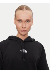 The North Face Bluza Essential NF0A89EN Czarny Oversize. Kolor: czarny. Materiał: syntetyk, bawełna #4
