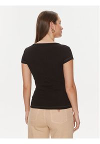 Guess T-Shirt W4RP47 K1814 Czarny Regular Fit. Kolor: czarny. Materiał: bawełna