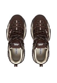 Steve Madden Sneakersy Kingdom 2 SM11004870 Brązowy. Kolor: brązowy. Materiał: zamsz, skóra #4