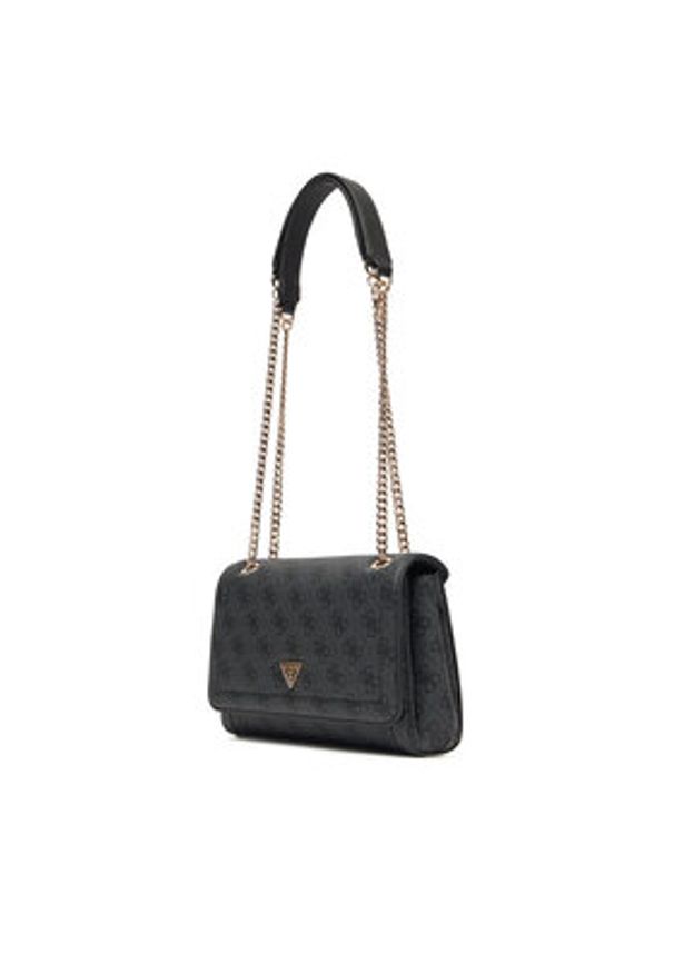 Guess Torebka Noelle II HWBG96 72210 Szary. Kolor: szary. Materiał: skórzane