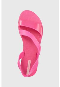 Ipanema sandały VIBE SANDAL damskie kolor różowy. Kolor: różowy. Materiał: materiał, guma. Wzór: gładki. Obcas: na obcasie. Wysokość obcasa: niski #3