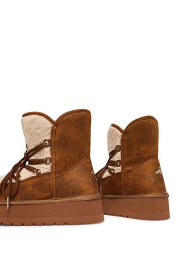 Replay - REPLAY Śniegowce GWF5A.000.C0015S Brązowy. Kolor: brązowy. Materiał: materiał