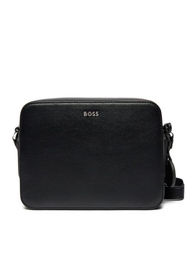 BOSS - Boss Torebka Liriel Crossbody 50523273 Czarny. Kolor: czarny. Materiał: skórzane