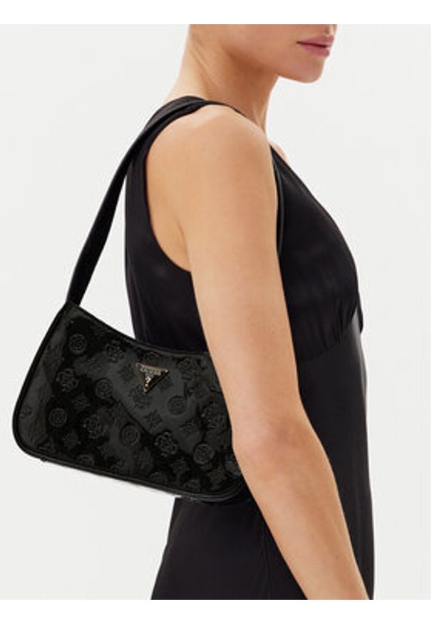 Guess Torebka Arnela HWTV94 96170 Czarny. Kolor: czarny. Materiał: skórzane