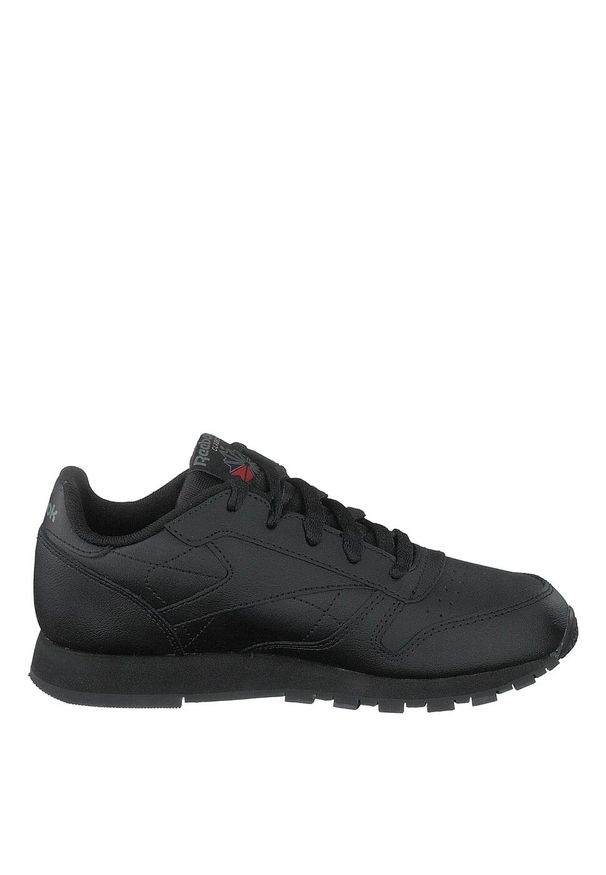 Reebok - Buty na co dzień młodzieżowe REEBOK CLASSIC LEATHER skóra. Okazja: na co dzień. Kolor: czarny. Materiał: skóra. Model: Reebok Classic