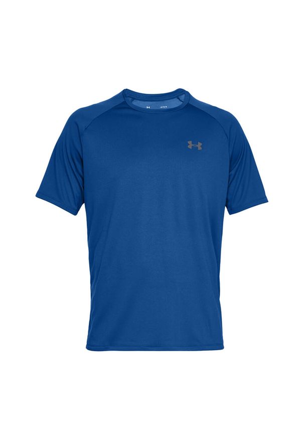 Under Armour - T-shirt Męski Tech 2.0. Kolor: niebieski. Sport: turystyka piesza