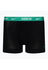 Bokserki męskie Nike Everyday Cotton Stretch Trunk 3 pary. Kolor: czarny, wielokolorowy