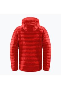 Kurtka puchowa męska Haglöfs Roc Down Hood. Kolor: czerwony. Materiał: puch #2