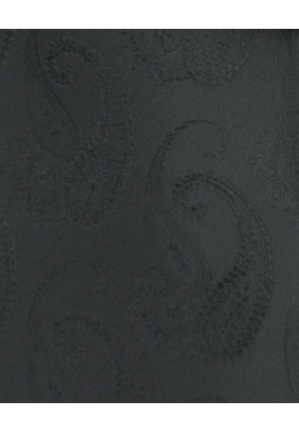 Krawat Męski - Angelo di Monti - Czarny, Faktura Paisley. Kolor: czarny. Materiał: tkanina. Wzór: paisley. Styl: wizytowy, elegancki