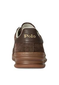 Polo Ralph Lauren Sneakersy 809973707001 Brązowy. Kolor: brązowy. Materiał: zamsz, skóra #3