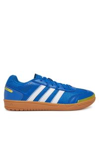 Adidas - adidas Buty halowe Spezial Light G64338 Niebieski. Kolor: niebieski. Materiał: skóra