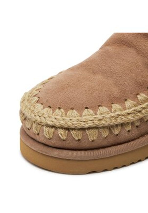 Mou Śniegowce Eskimo18 Beżowy. Kolor: beżowy. Materiał: zamsz, skóra
