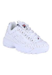 Buty do chodzenia damskie Fila Disruptor Ii Multiflag. Kolor: biały. Materiał: materiał, syntetyk. Szerokość cholewki: normalna. Sport: turystyka piesza
