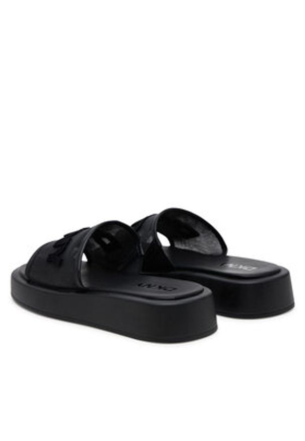 DKNY Klapki K2500541 Czarny. Kolor: czarny. Materiał: materiał