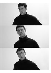 Reserved - Golf z wełny merino - granatowy. Typ kołnierza: golf. Kolor: niebieski. Materiał: wełna