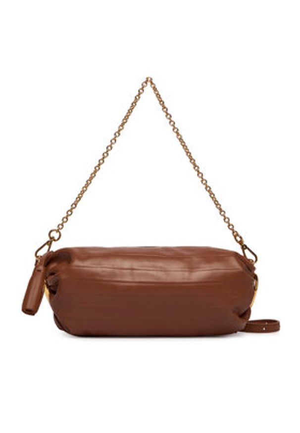 Coccinelle Torebka U4Q Coccinelle Roll Plisse E1 U4Q 15 02 01 Brązowy. Kolor: brązowy. Materiał: skórzane