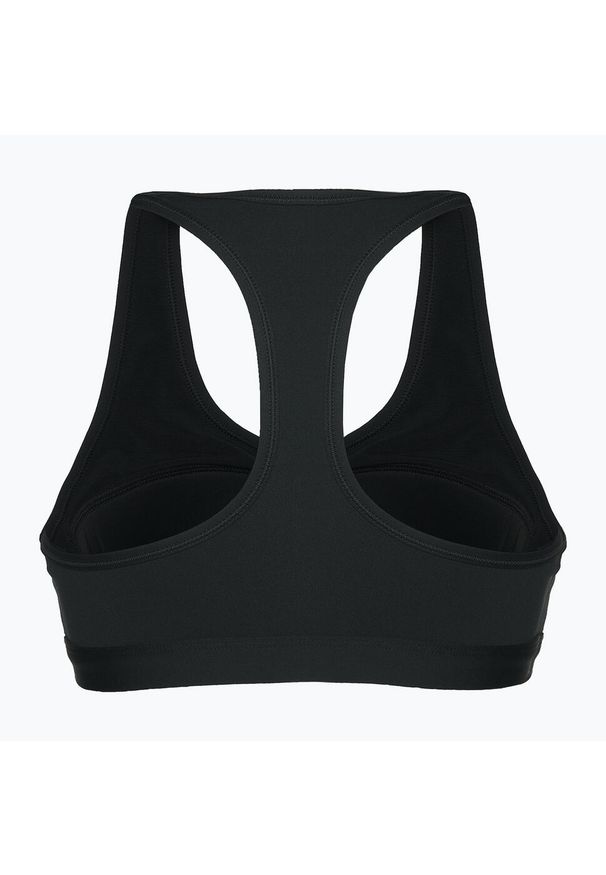 Biustonosz treningowy Nike Swoosh Medium Support. Kolor: czarny. Sport: fitness