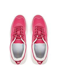 Hugo - HUGO Sneakersy Leon Runn 50536660 Różowy. Kolor: różowy. Materiał: materiał #3