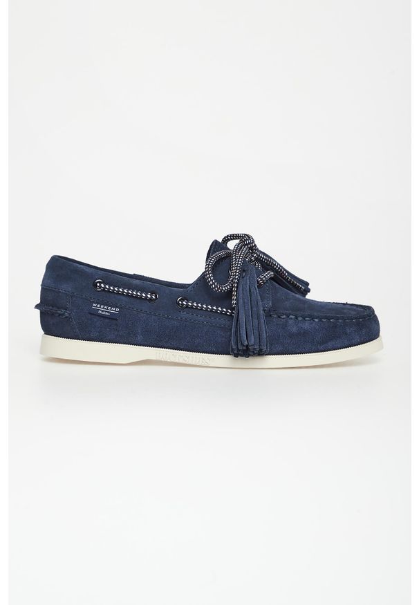 Weekend Max Mara - Mokasyny damskie zamszowe Dockside WEEKEND MAX MARA. Materiał: zamsz