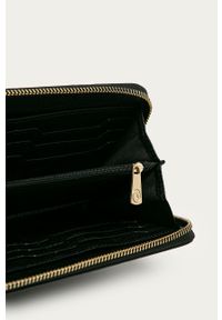 Trussardi Jeans - Trussardi portfel damski kolor czarny. Kolor: czarny. Materiał: materiał. Wzór: gładki #6