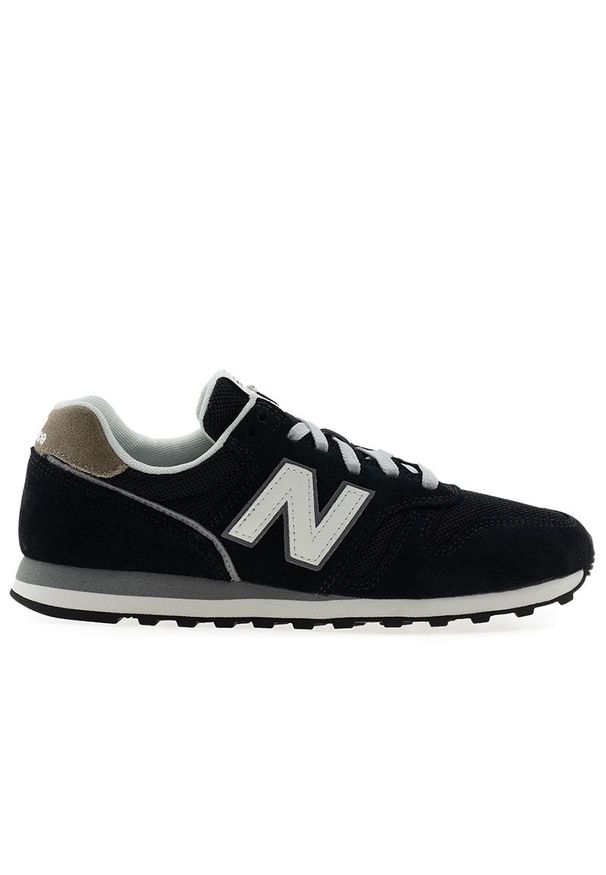 Buty unisex New Balance ML373XB2 - czarne. Okazja: na co dzień. Zapięcie: sznurówki. Kolor: czarny. Materiał: zamsz, materiał, skóra, guma. Szerokość cholewki: normalna. Model: New Balance 373